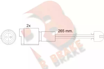 Контакт R BRAKE 610089RB